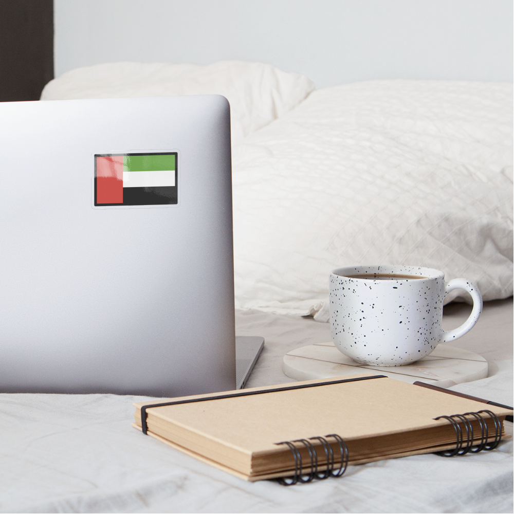 Flag: United Arab Emirates Moji Sticker - Emoji.Express - transparent glossy