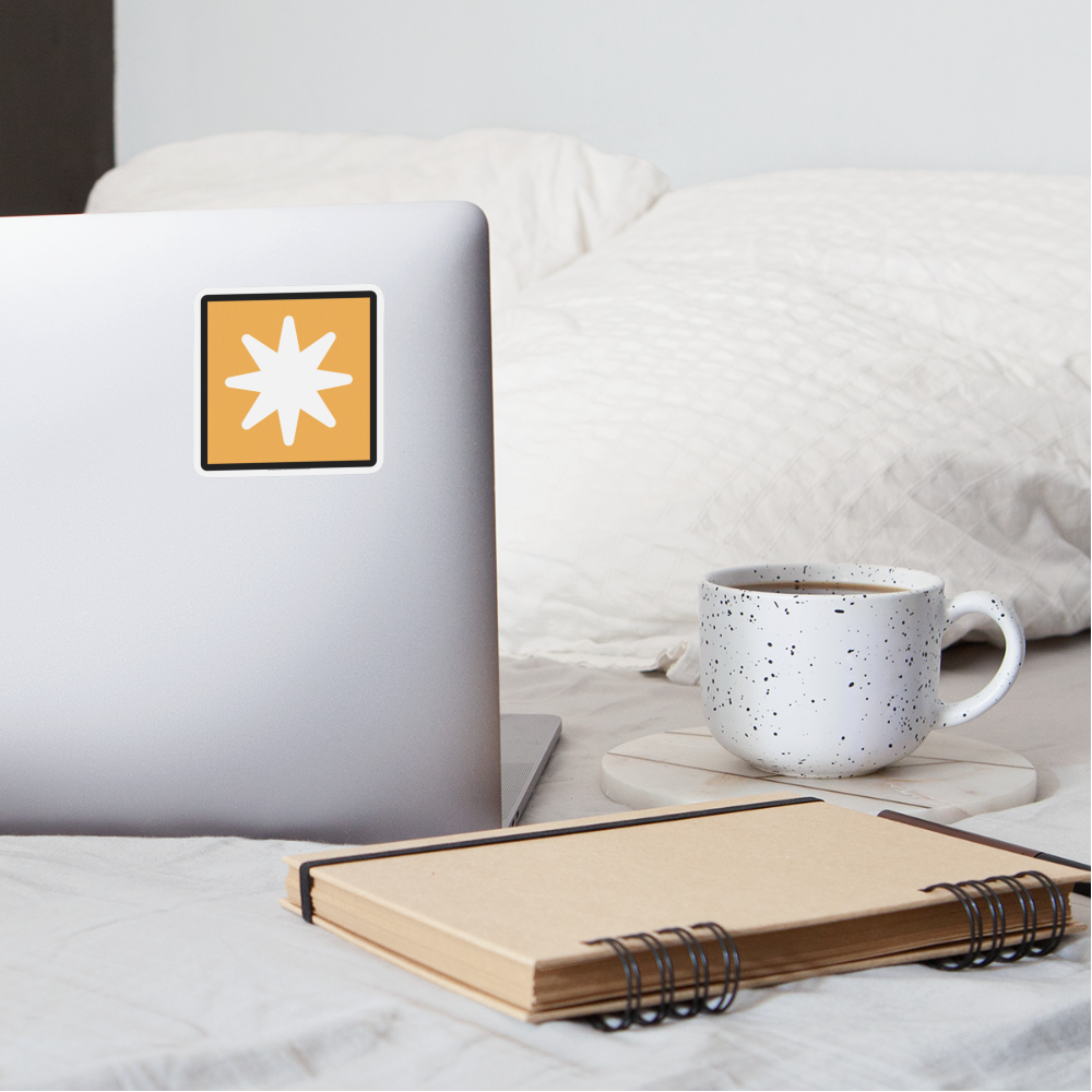 Eight-Pointed Star Moji Sticker - Emoji.Express - white matte