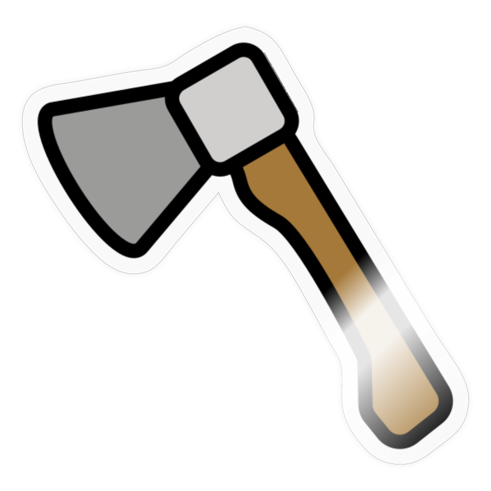 Axe (Gardening) Moji Sticker - Emoji.Express - transparent glossy