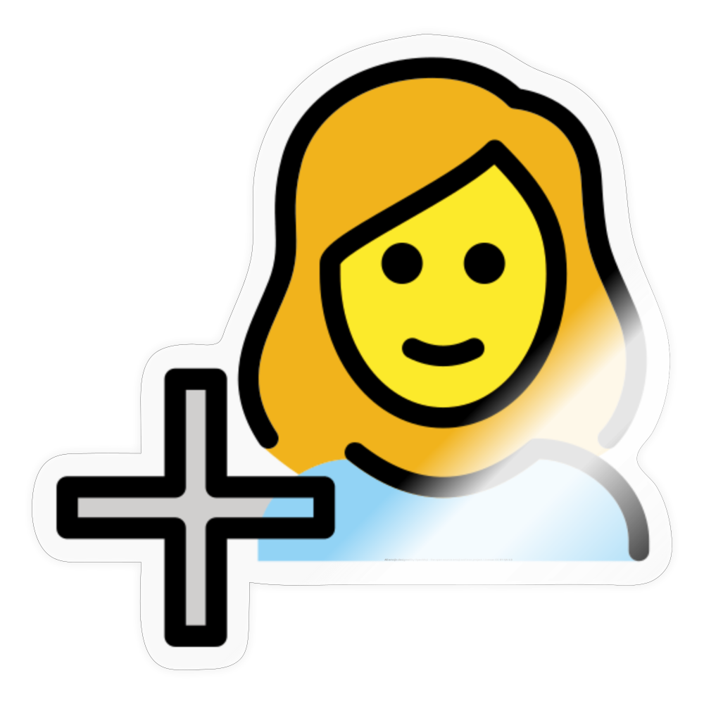 Add Contact Moji Sticker - Emoji.Express - transparent glossy