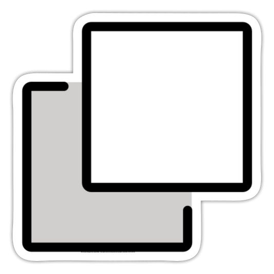 Duplicate Moji Sticker - Emoji.Express - white matte