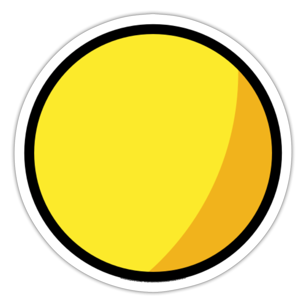 Simple Moji Sticker - Emoji.Express - white matte