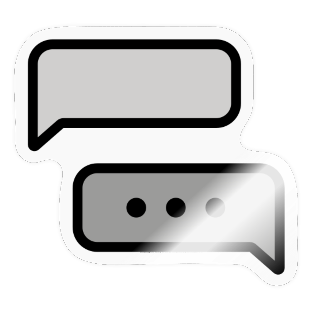 Chats Moji Sticker - Emoji.Express - transparent glossy