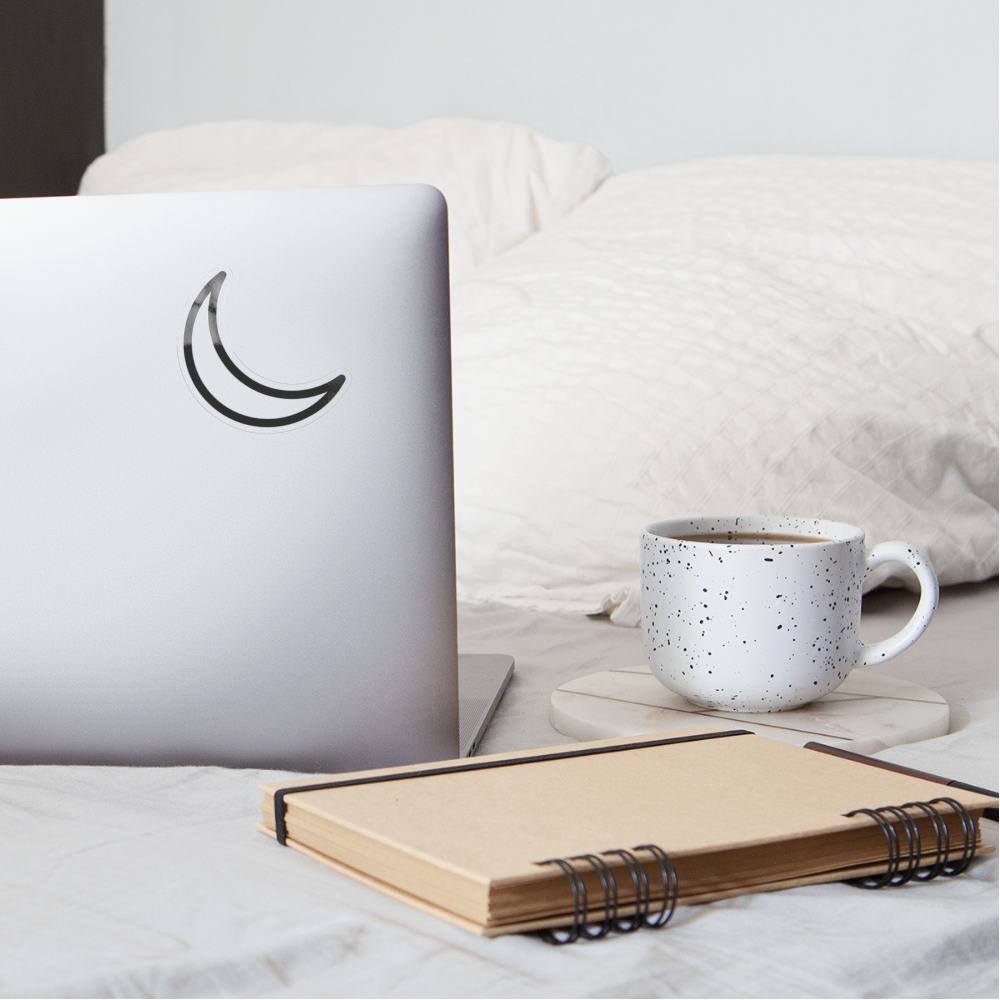 Power Sleep Symbol Moji Sticker - Emoji.Express - transparent glossy