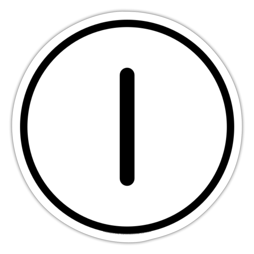 Regional Indicator I Moji Sticker - Emoji.Express - white matte