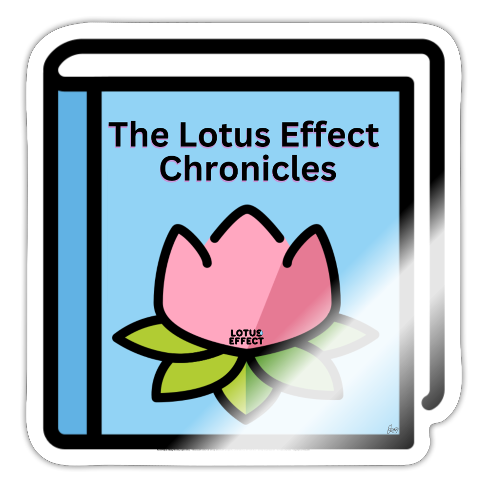Emoji Expression: The Lotus Effect Chronicles Moji Sticker - Emoji.Express - white glossy