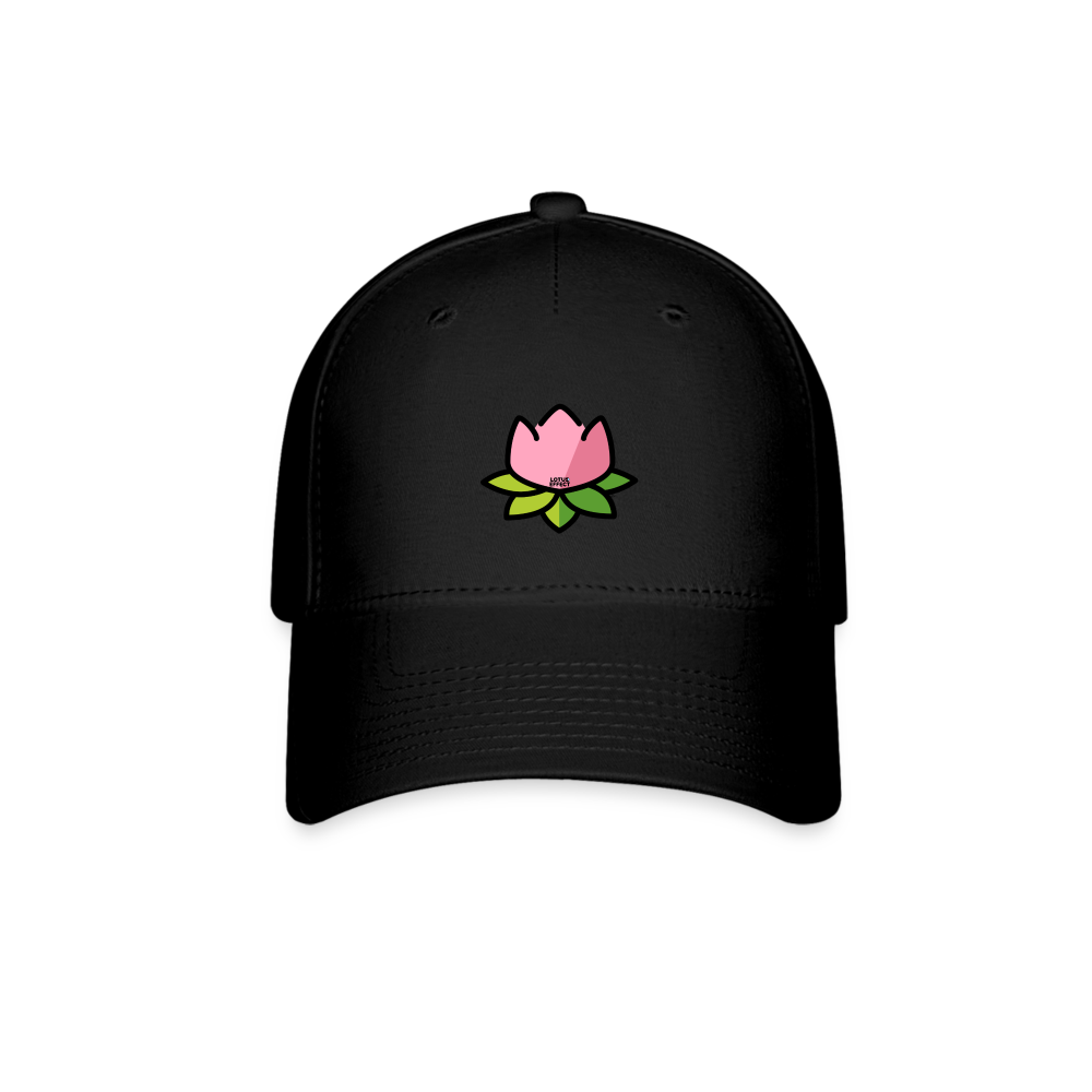 Customizable Emoji Expression: The Lotus Effect Moji Baseball Cap - Emoji.Express - black