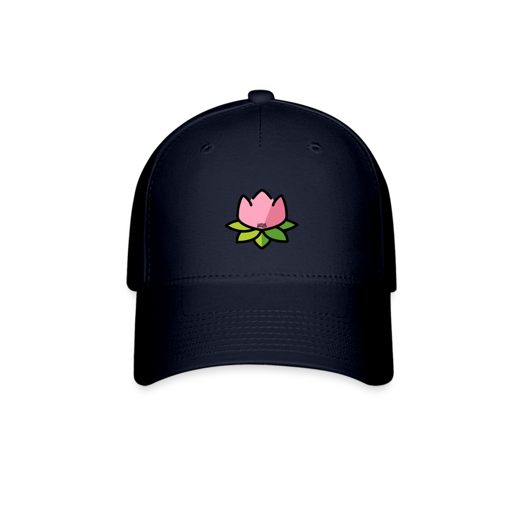 Customizable Emoji Expression: The Lotus Effect Moji Baseball Cap - Emoji.Express - navy