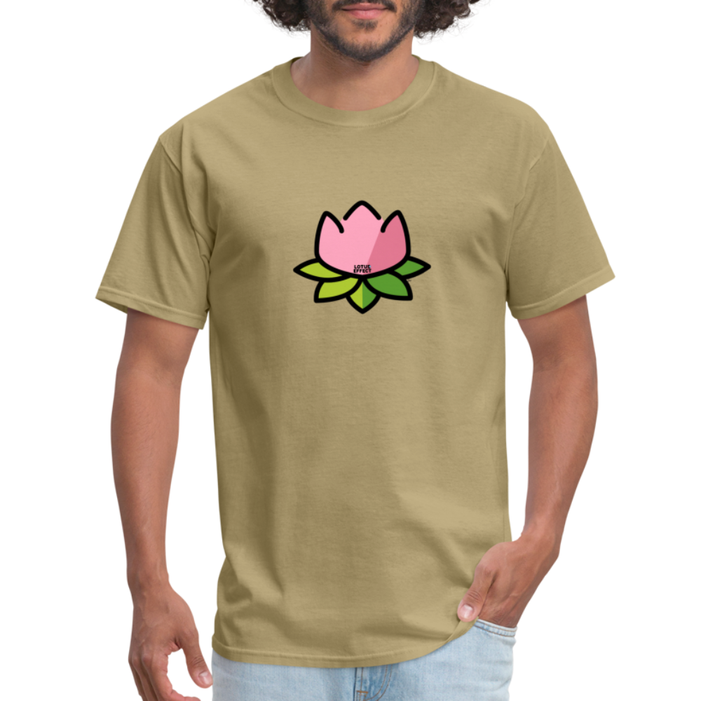 Customizable Emoji Expression: The Lotus Effect Moji Unisex Classic T-Shirt - Emoji.Express - khaki