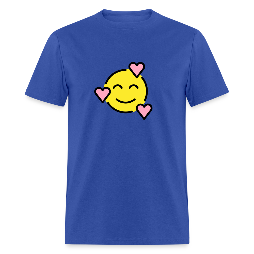 Smiling Face with Hearts Unisex Classic T-Shirt - Emoji.Express - royal blue