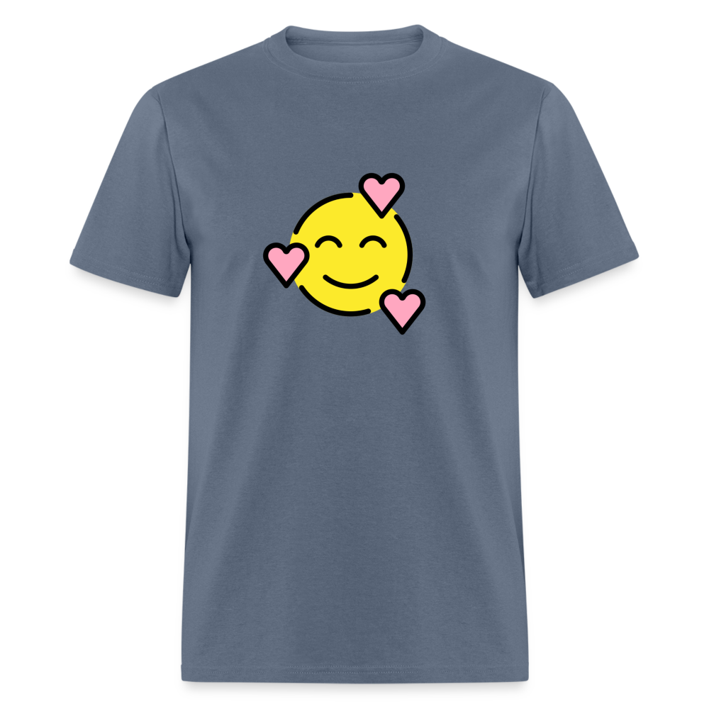 Smiling Face with Hearts Unisex Classic T-Shirt - Emoji.Express - denim
