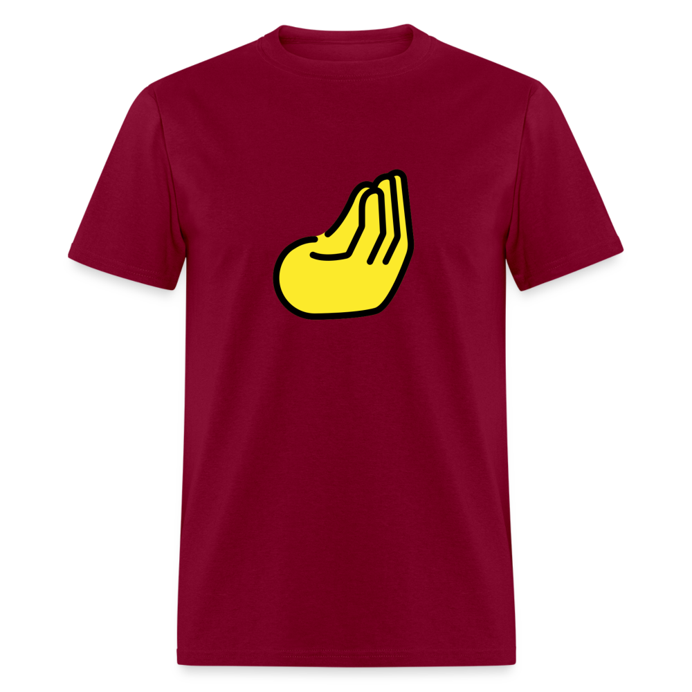 Pinched Fingers Emoji Unisex Classic T-Shirt - Emoji.Express - burgundy