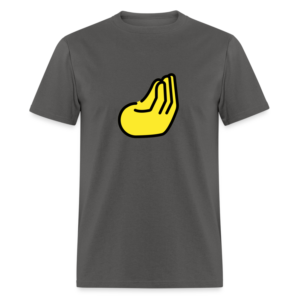 Pinched Fingers Emoji Unisex Classic T-Shirt - Emoji.Express - charcoal