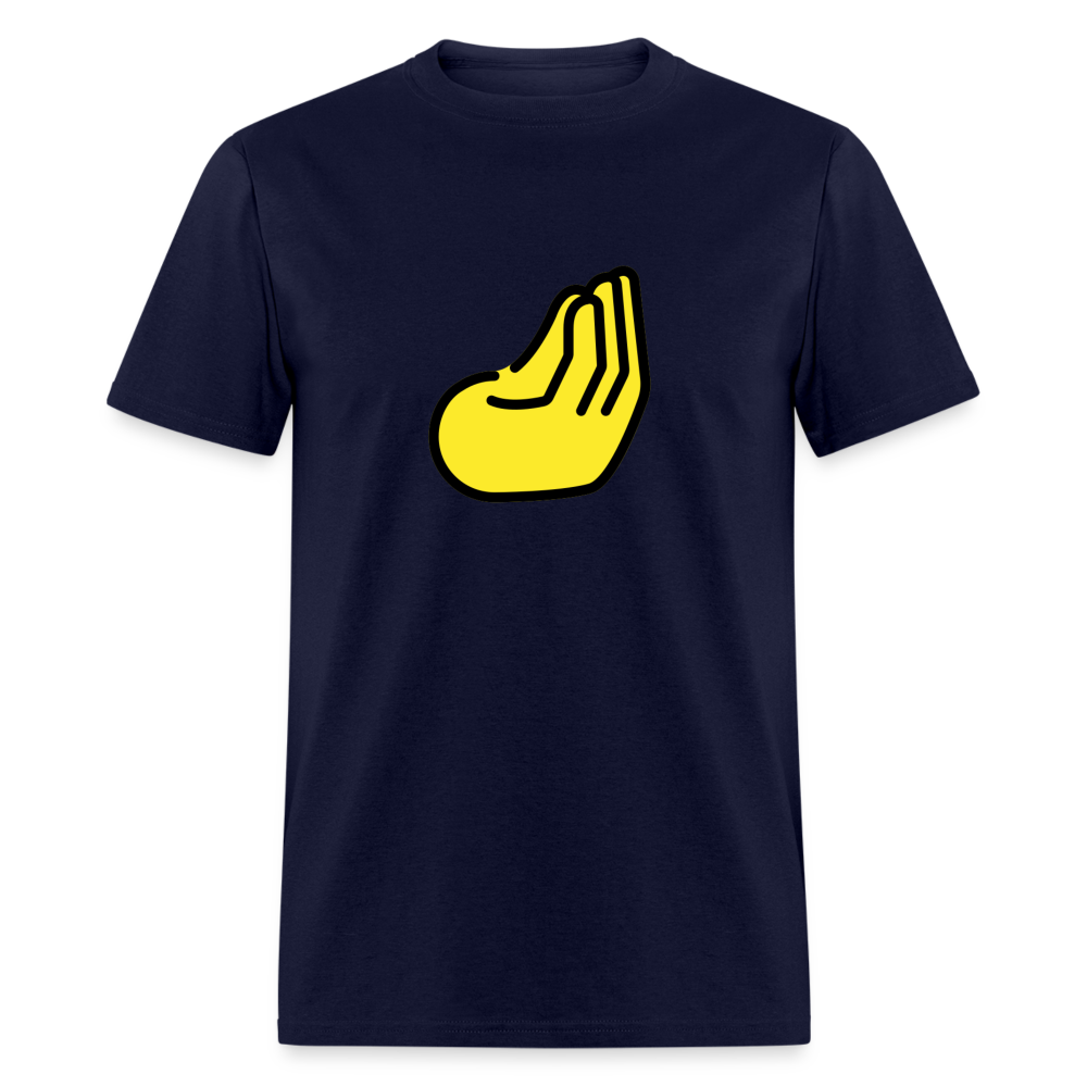 Pinched Fingers Emoji Unisex Classic T-Shirt - Emoji.Express - navy