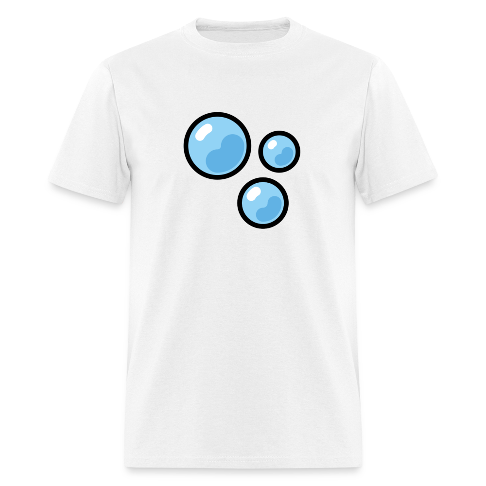 Bubbles Emoji Unisex Classic T-Shirt - Emoji.Express - white