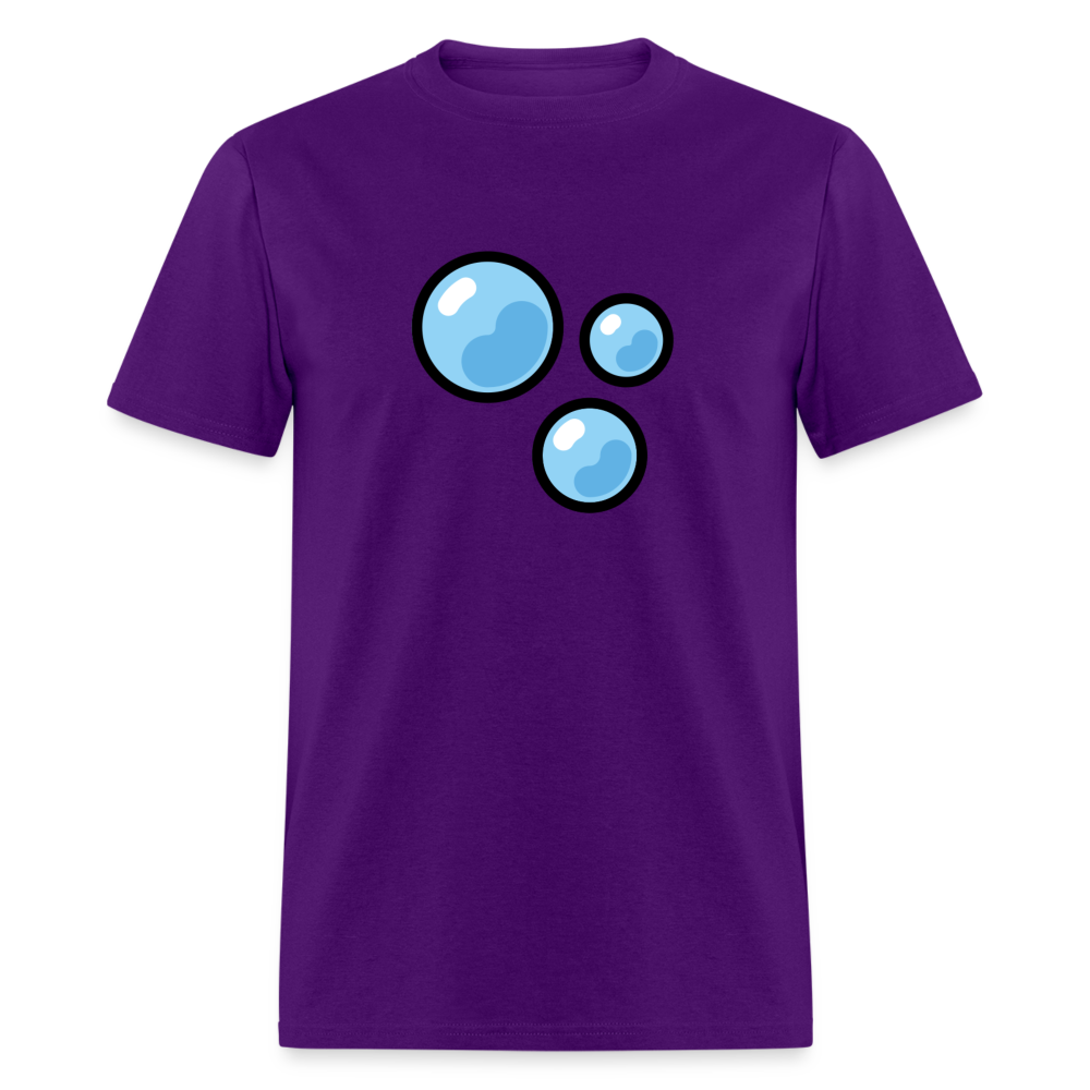 Bubbles Emoji Unisex Classic T-Shirt - Emoji.Express - purple