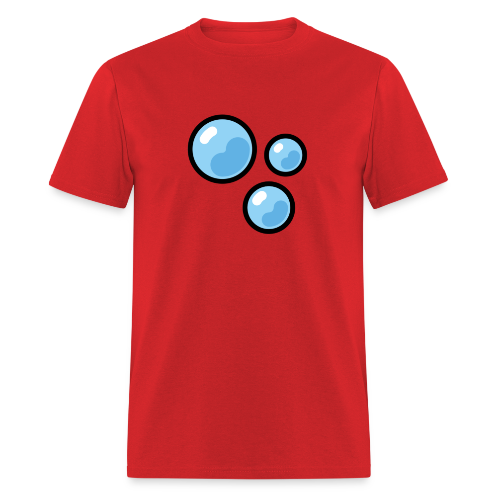 Bubbles Emoji Unisex Classic T-Shirt - Emoji.Express - red