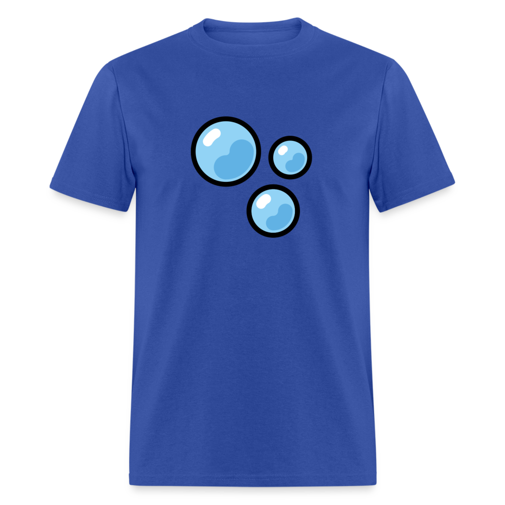 Bubbles Emoji Unisex Classic T-Shirt - Emoji.Express - royal blue