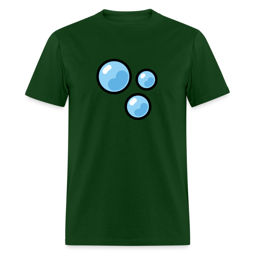 Bubbles Emoji Unisex Classic T-Shirt - Emoji.Express - forest green