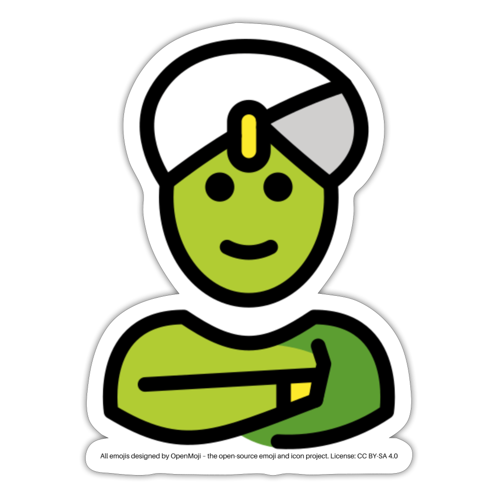Genie Moji Sticker - Emoji.Express - white matte