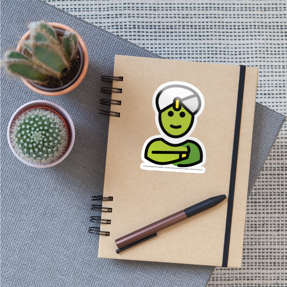 Genie Moji Sticker - Emoji.Express - white glossy
