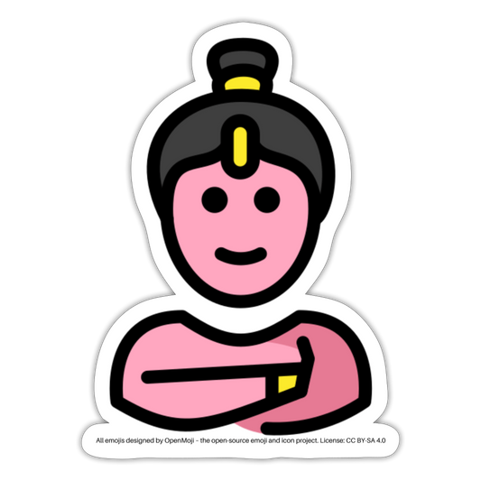 Woman Genie Moji Sticker - Emoji.Express - white matte