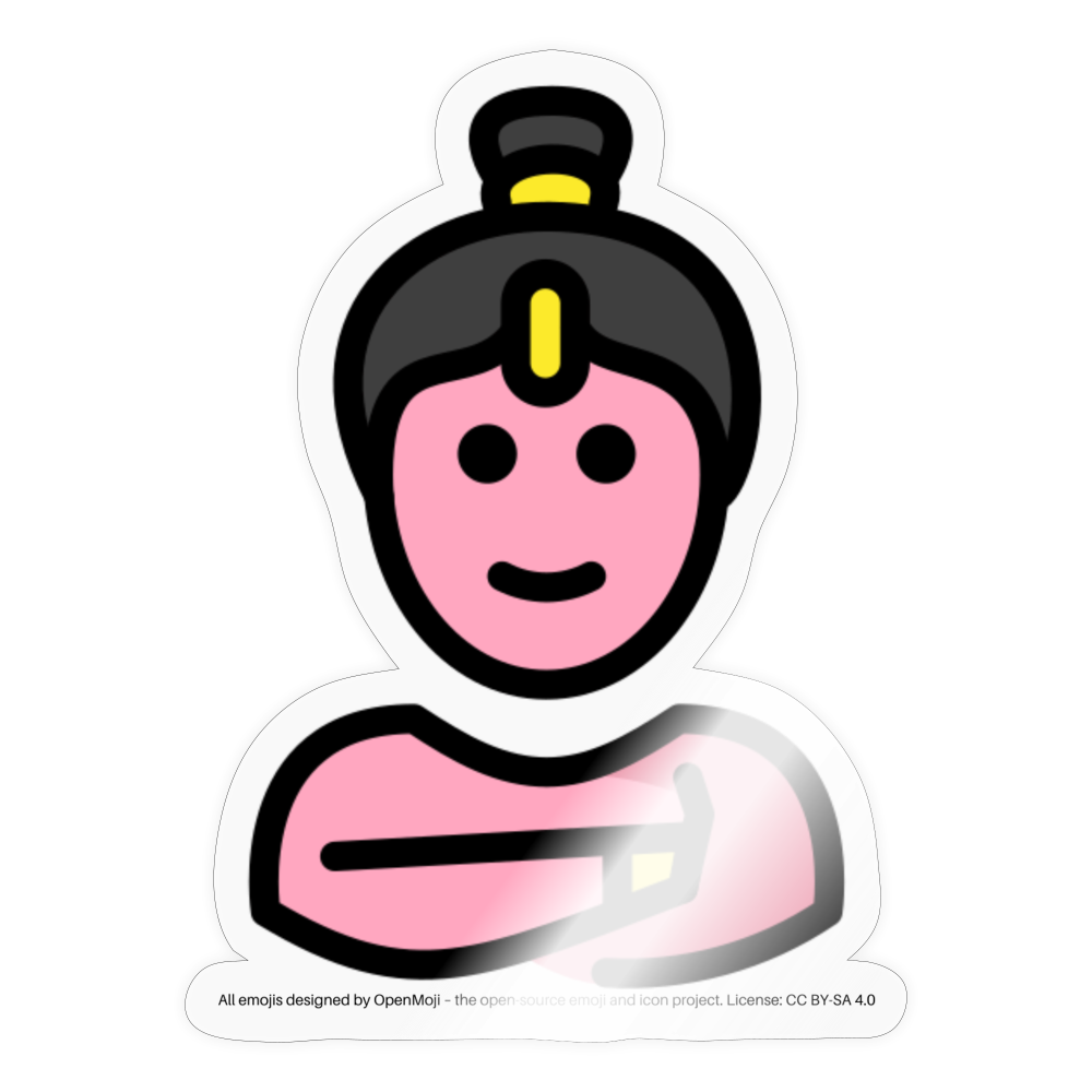 Woman Genie Moji Sticker - Emoji.Express - transparent glossy