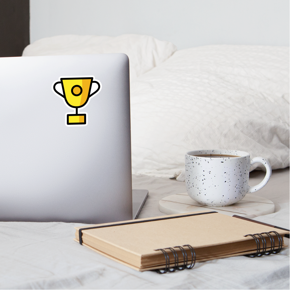 Trophy Moji Sticker - Emoji.Express - white matte