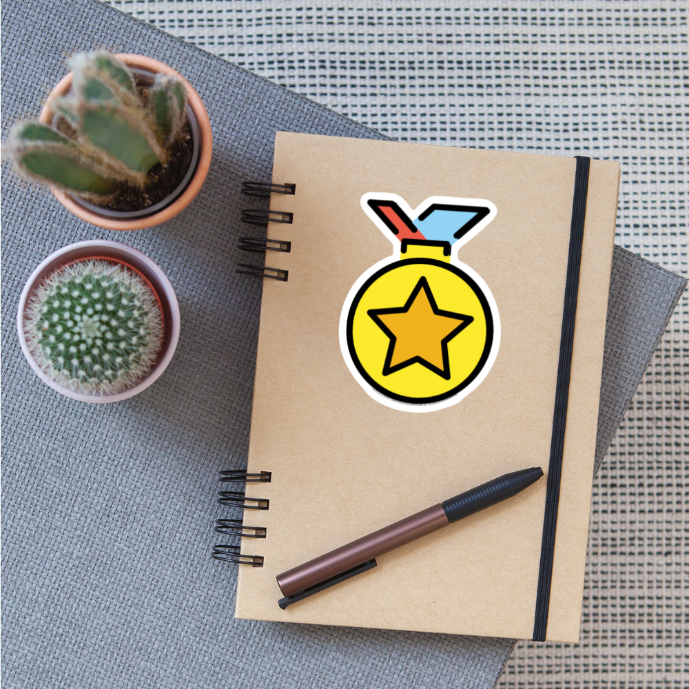 Sports Medal Moji Sticker - Emoji.Express - white matte