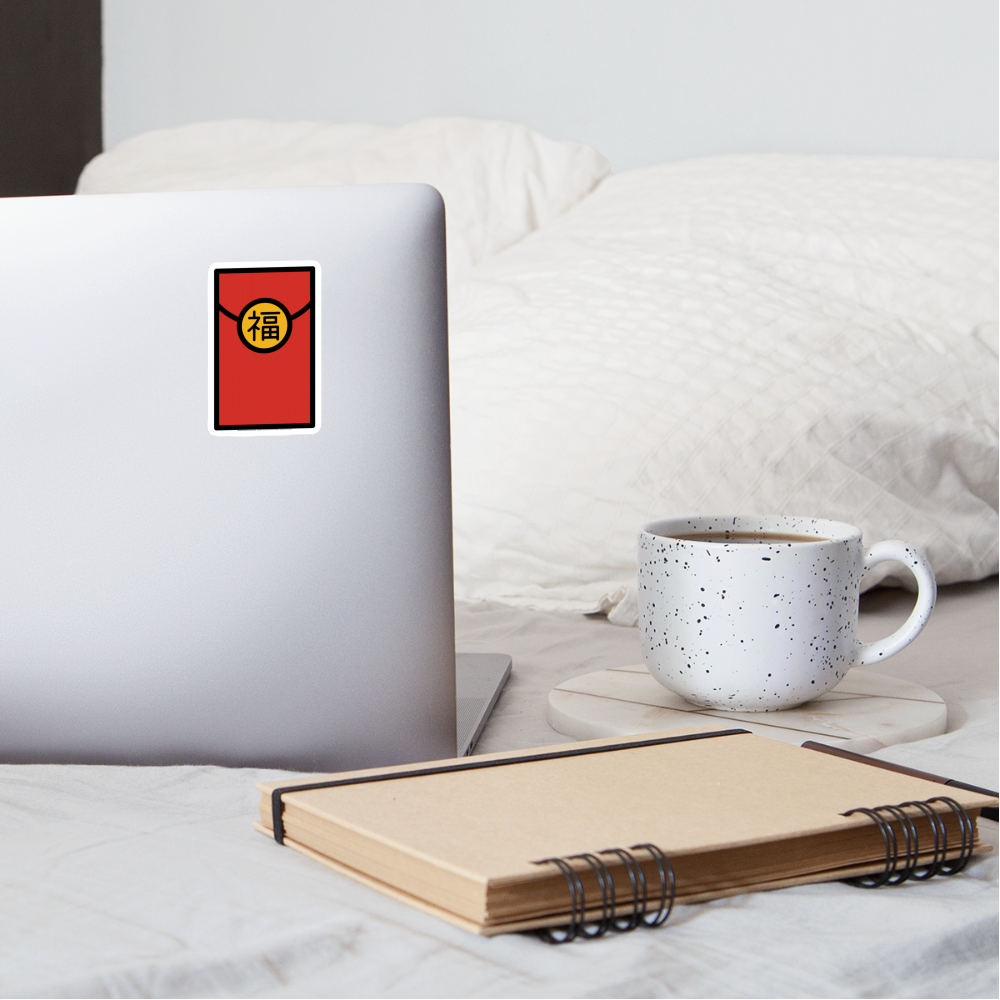 Red Envelope Moji Sticker - Emoji.Express - white matte
