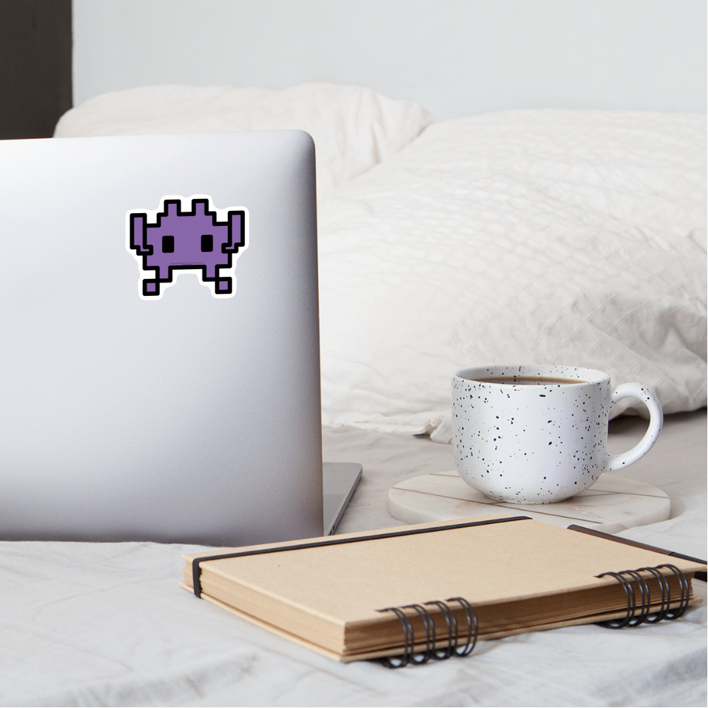 Alien Monster Moji Sticker - Emoji.Express - white matte