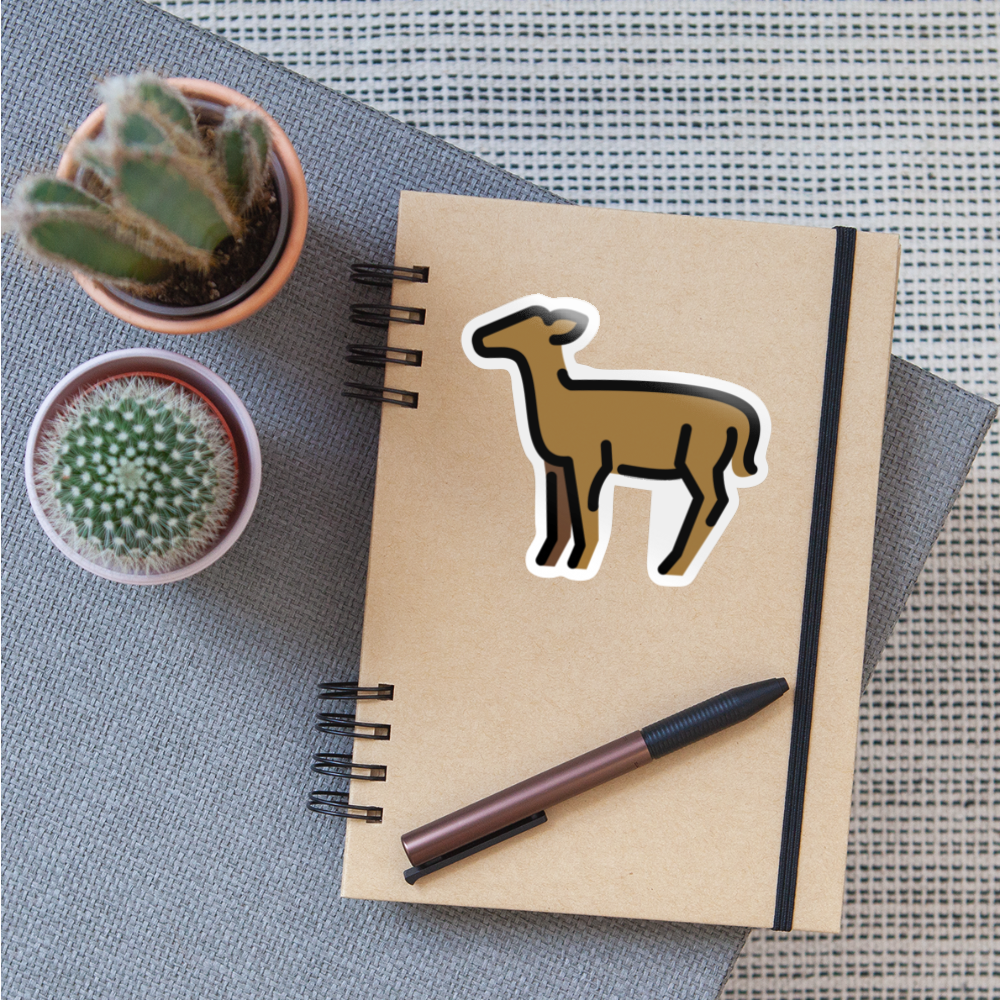 Doe Moji Sticker - Emoji.Express - white glossy