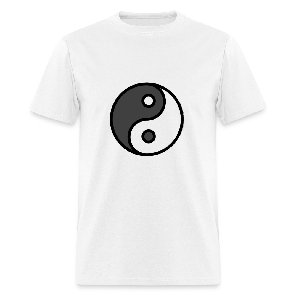 Yin Yang Emoji Unisex Classic T-Shirt - Emoji.Express - white