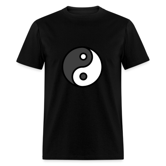 Yin Yang Emoji Unisex Classic T-Shirt - Emoji.Express - black