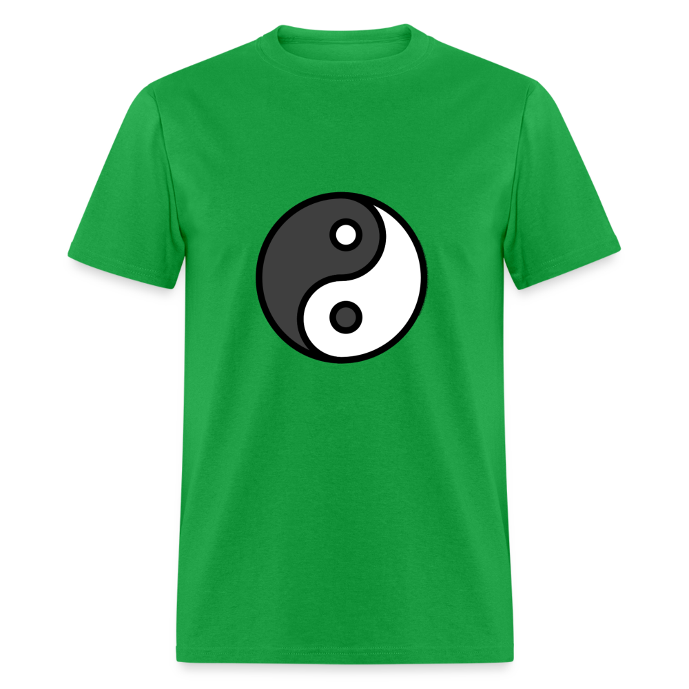 Yin Yang Emoji Unisex Classic T-Shirt - Emoji.Express - bright green