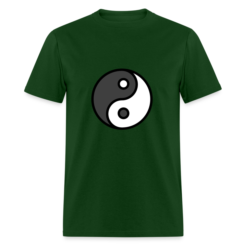 Yin Yang Emoji Unisex Classic T-Shirt - Emoji.Express - forest green