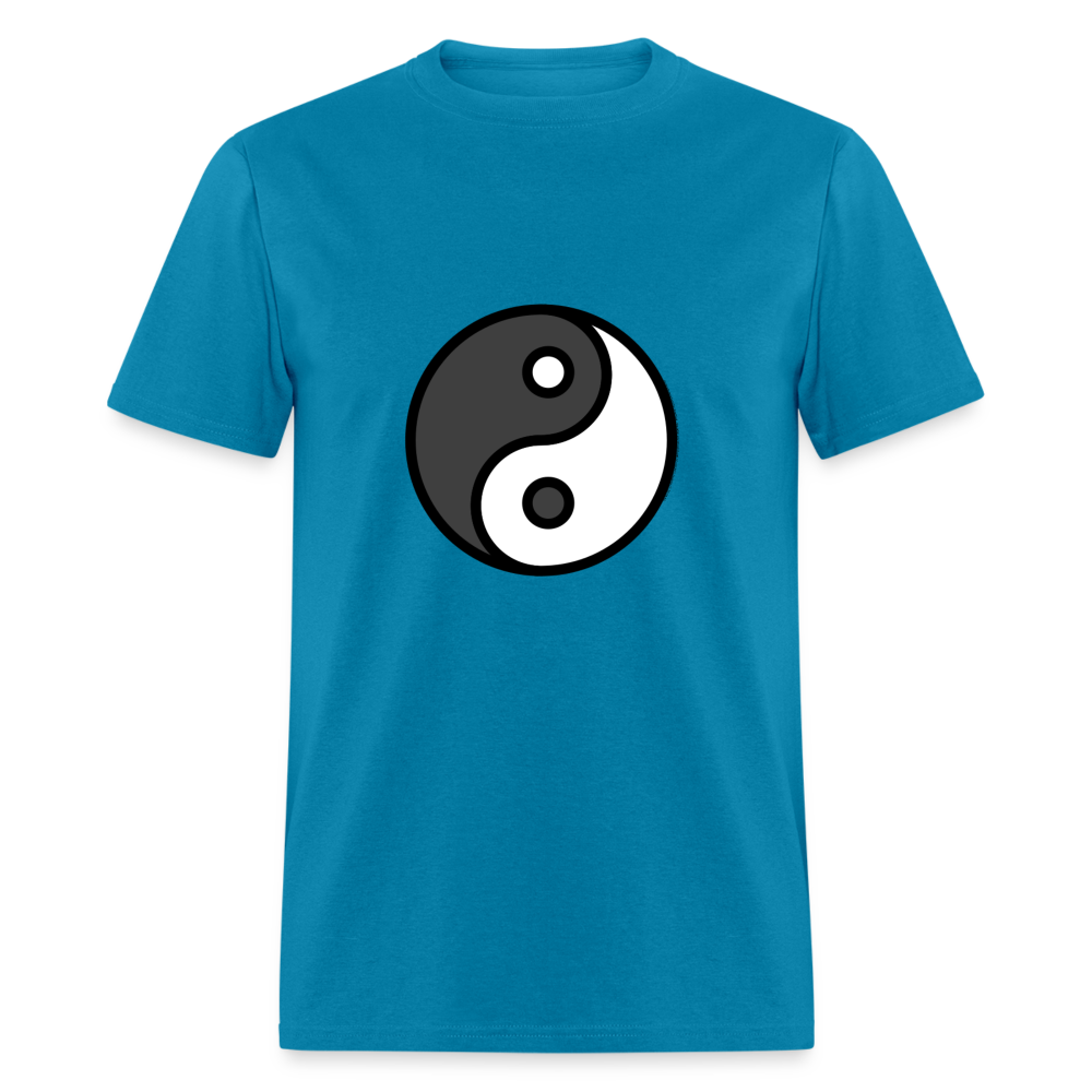 Yin Yang Emoji Unisex Classic T-Shirt - Emoji.Express - turquoise