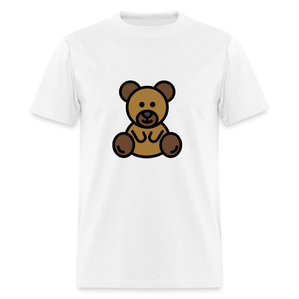 Teddy Bear Moji Unisex Classic T-Shirt - Emoji.Express - white