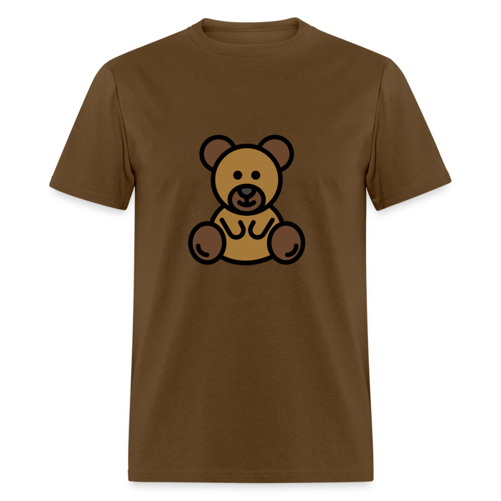 Teddy Bear Moji Unisex Classic T-Shirt - Emoji.Express - brown