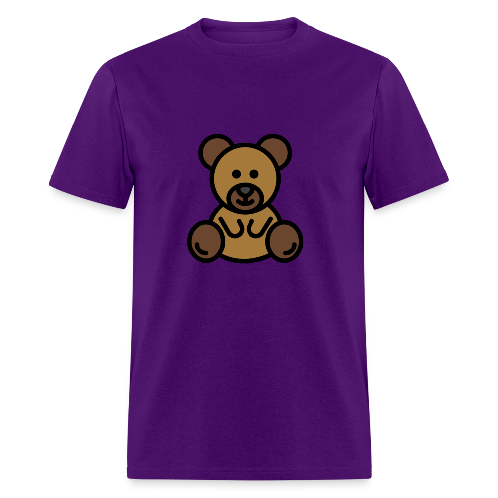 Teddy Bear Moji Unisex Classic T-Shirt - Emoji.Express - purple