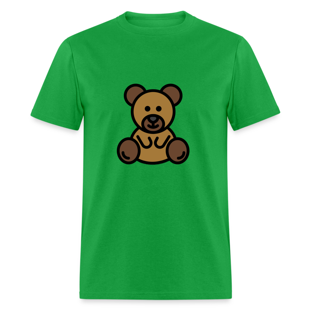 Teddy Bear Moji Unisex Classic T-Shirt - Emoji.Express - bright green