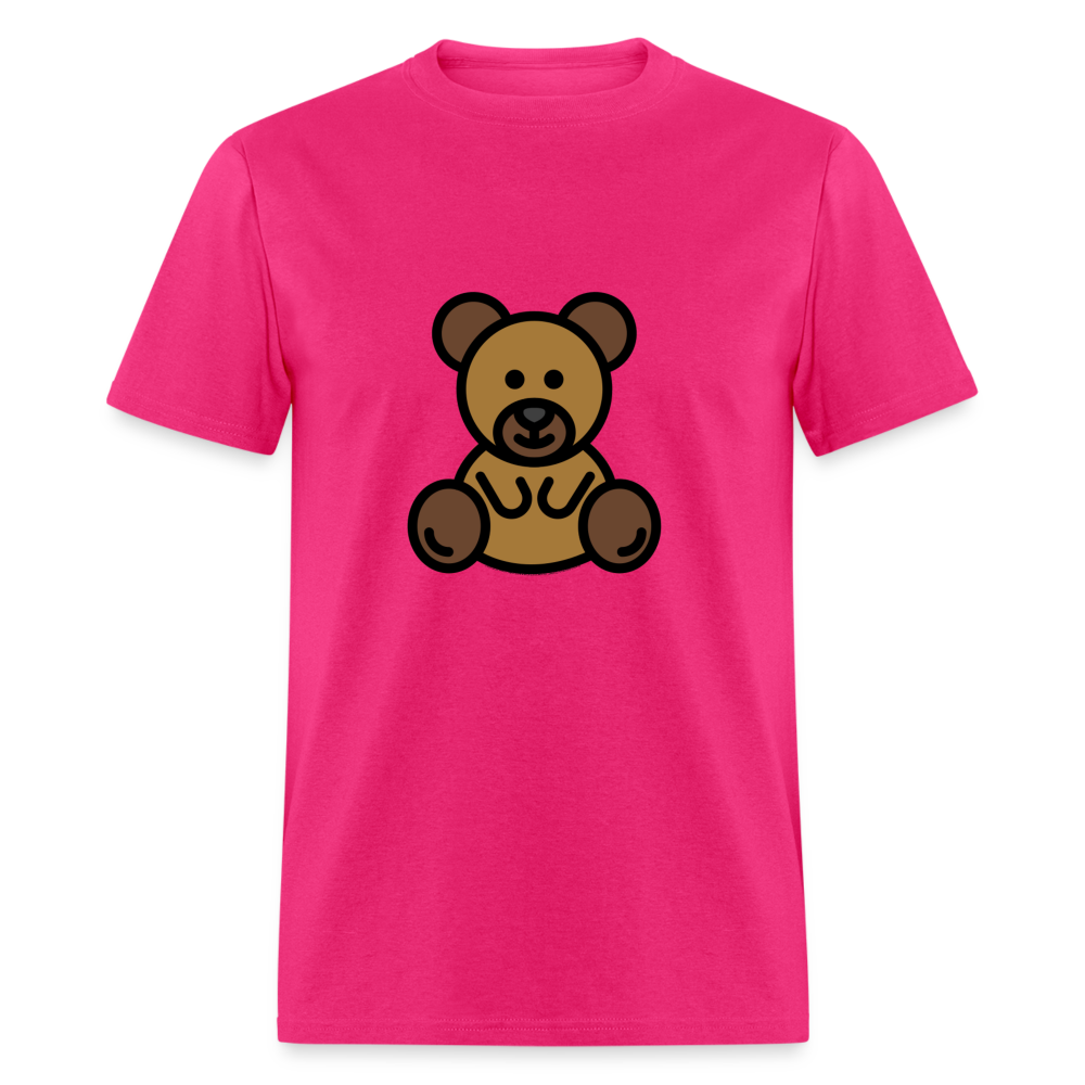 Teddy Bear Moji Unisex Classic T-Shirt - Emoji.Express - fuchsia