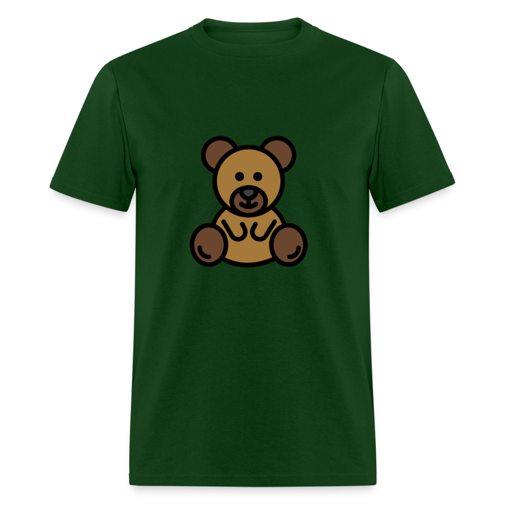 Teddy Bear Moji Unisex Classic T-Shirt - Emoji.Express - forest green