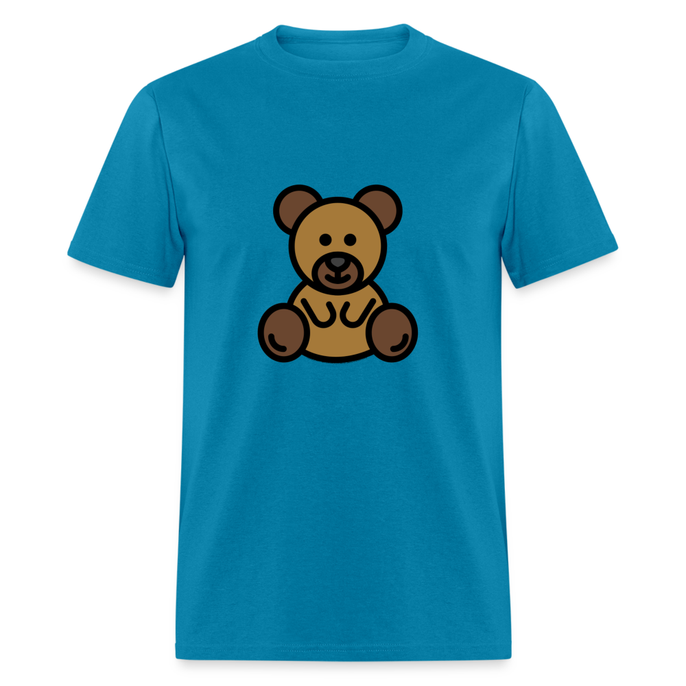 Teddy Bear Moji Unisex Classic T-Shirt - Emoji.Express - turquoise