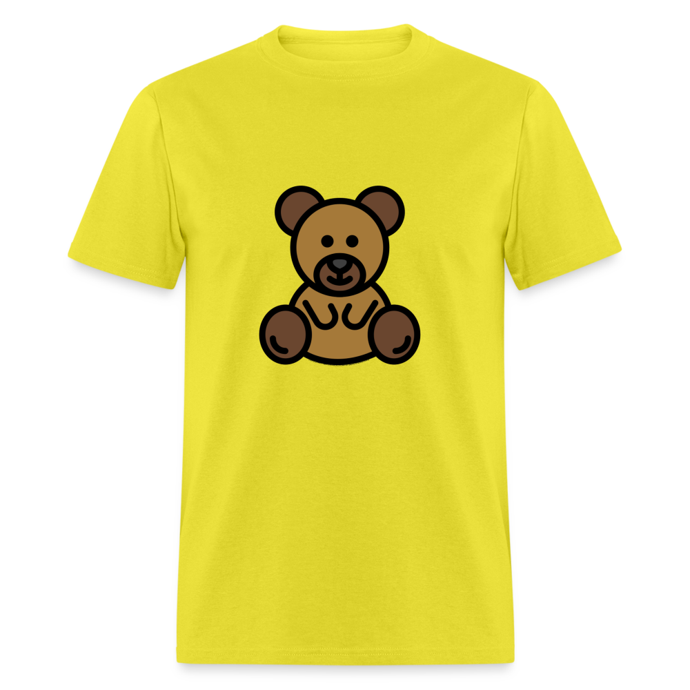 Teddy Bear Moji Unisex Classic T-Shirt - Emoji.Express - yellow