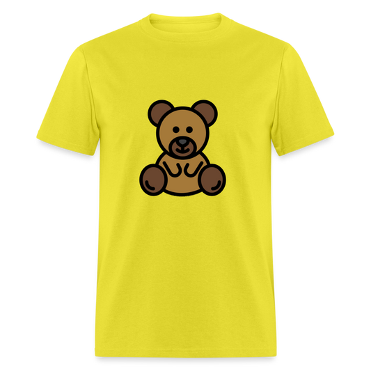 Teddy Bear Moji Unisex Classic T-Shirt - Emoji.Express - yellow