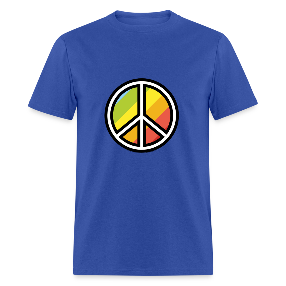 Peace Symbol Moji Unisex Classic T-Shirt - Emoji.Express - royal blue