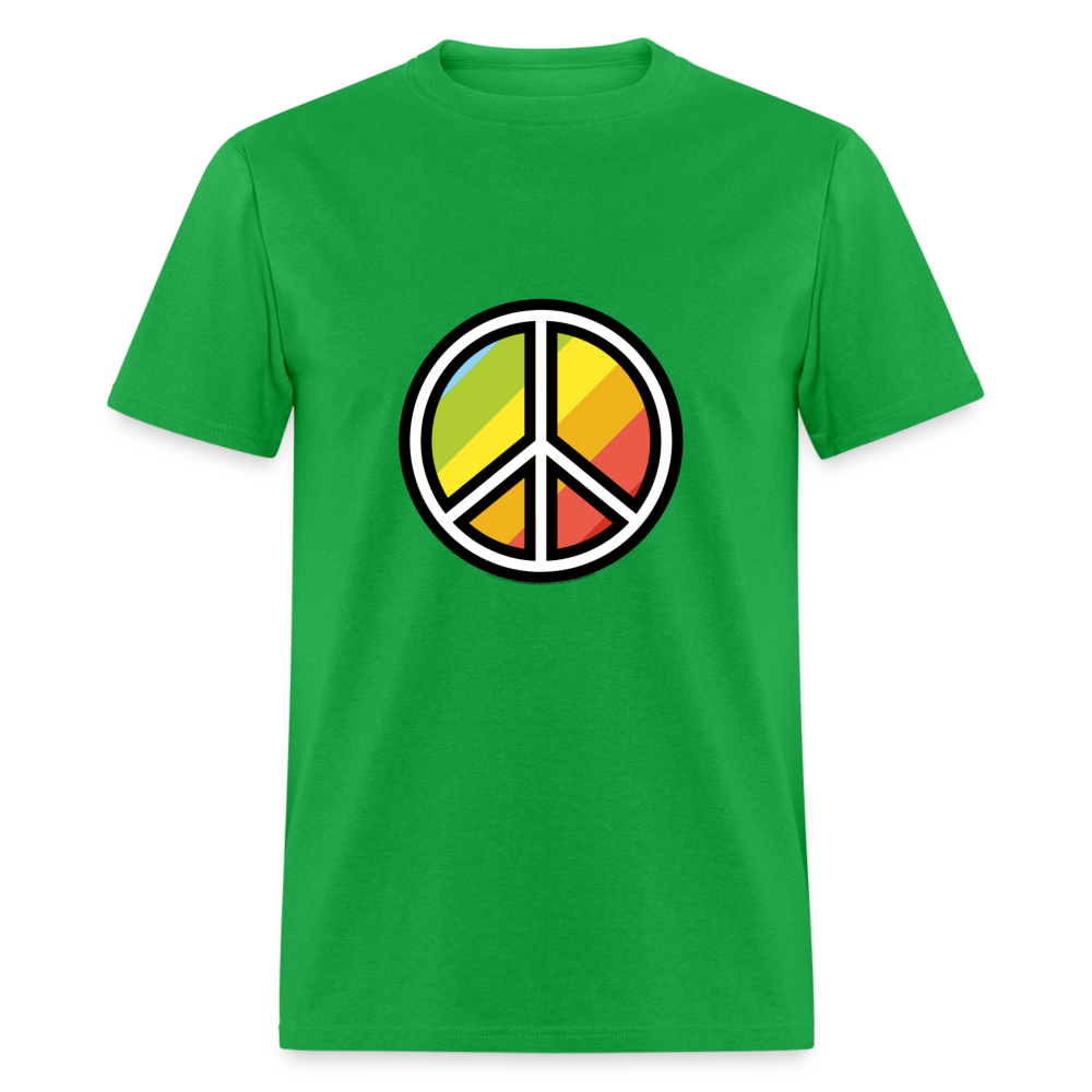 Peace Symbol Moji Unisex Classic T-Shirt - Emoji.Express - bright green