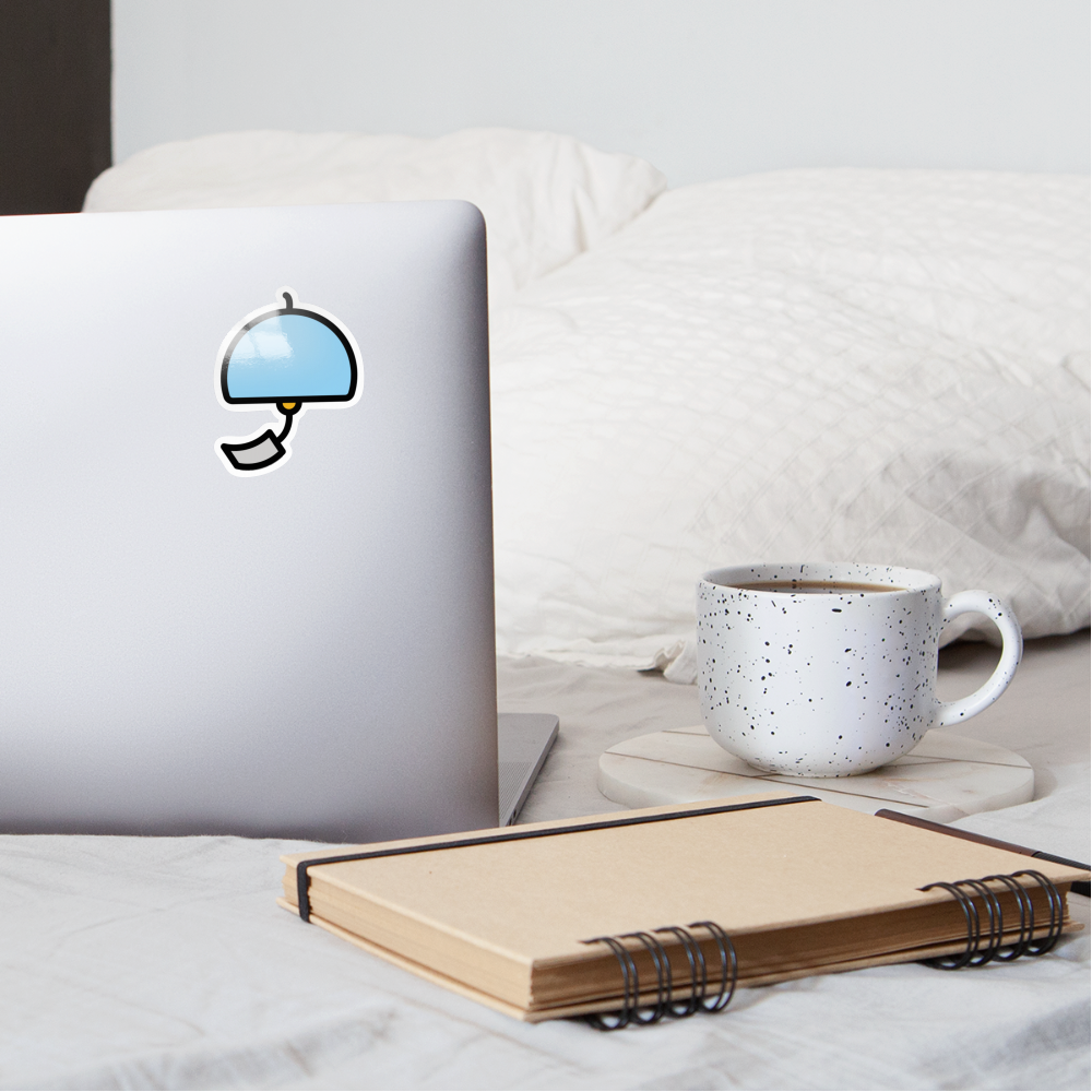 Wind Chime Moji Sticker - Emoji.Express - white glossy