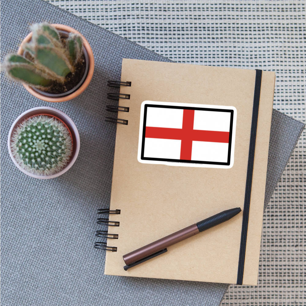 Flag: England Moji Sticker - Emoji.Express - white matte